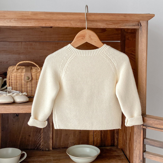 Personalized Baby Hand Embroidered Animal Cardigan| CWBaby324