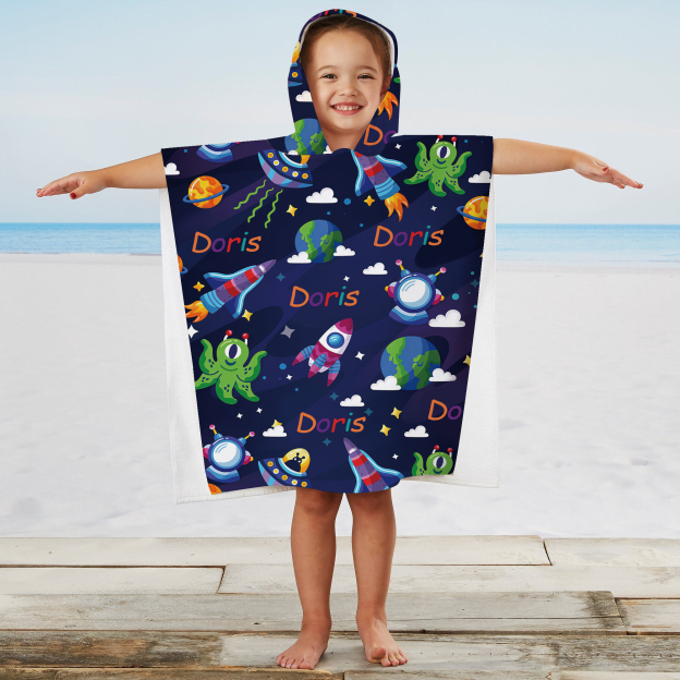 Personalized Hooded Beach Towel for Summer & Beach | CWHTowel33