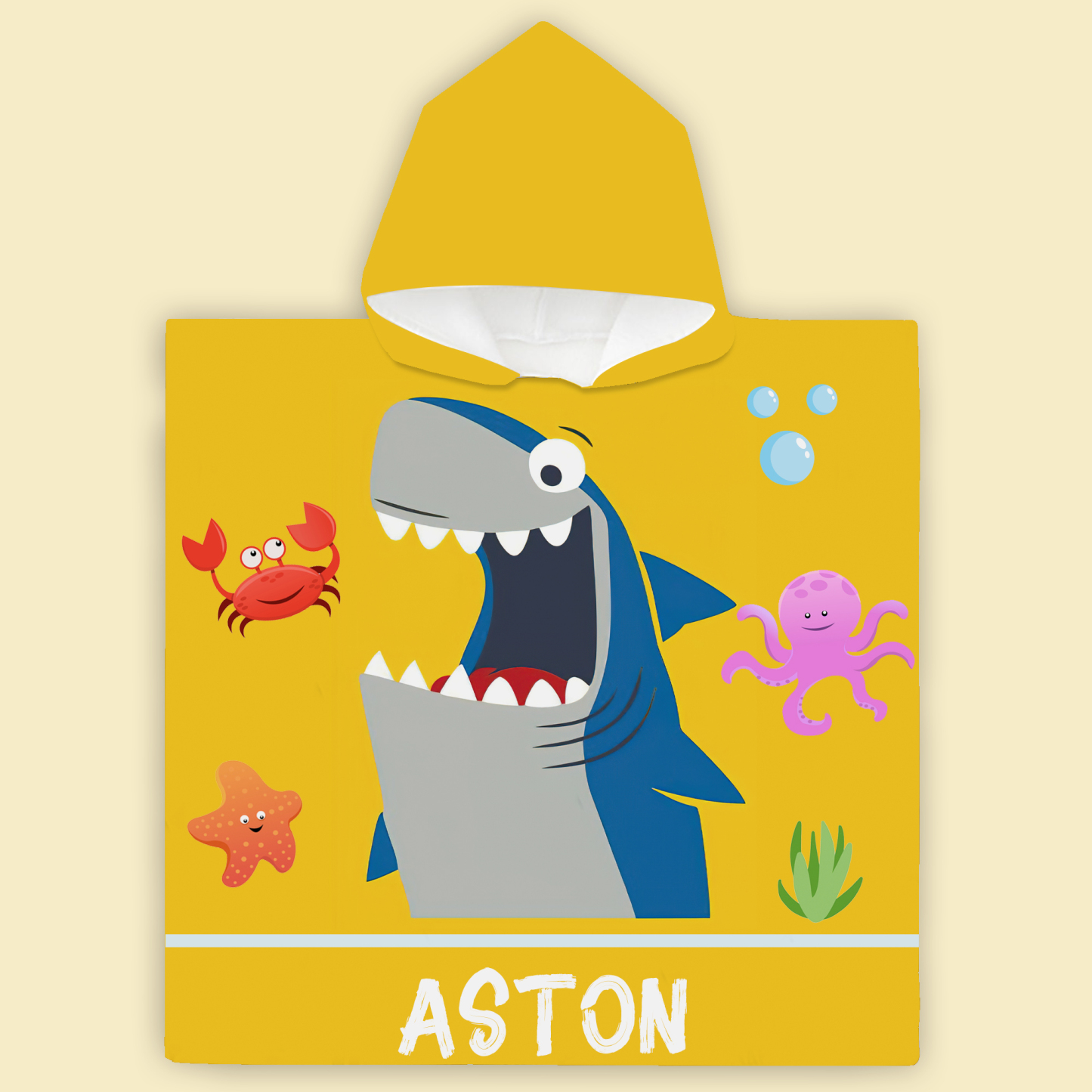 Personalized Hooded Beach Towel for Summer & Beach | CWHTowel34