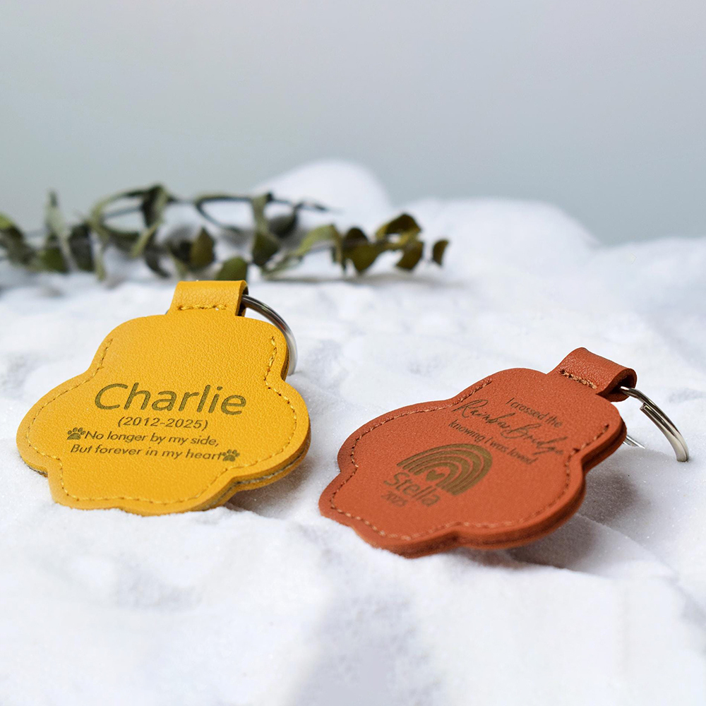 Personalized Pet Fur Storage Memorial Keychain | BKPet253