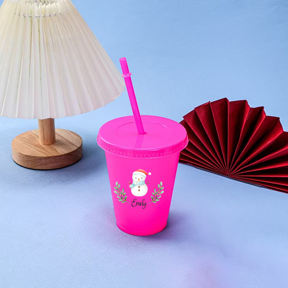 Personalised Kid 16oz Christmas Children's Cup | CWBottle04
