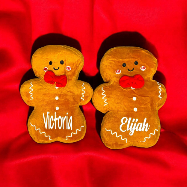 Personalized Christmas Gingerbread Plush Toys Ornament | MCGift224