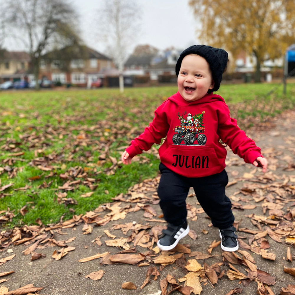 Personalized Kids Lovely Christmas Hoodie | MCGift227