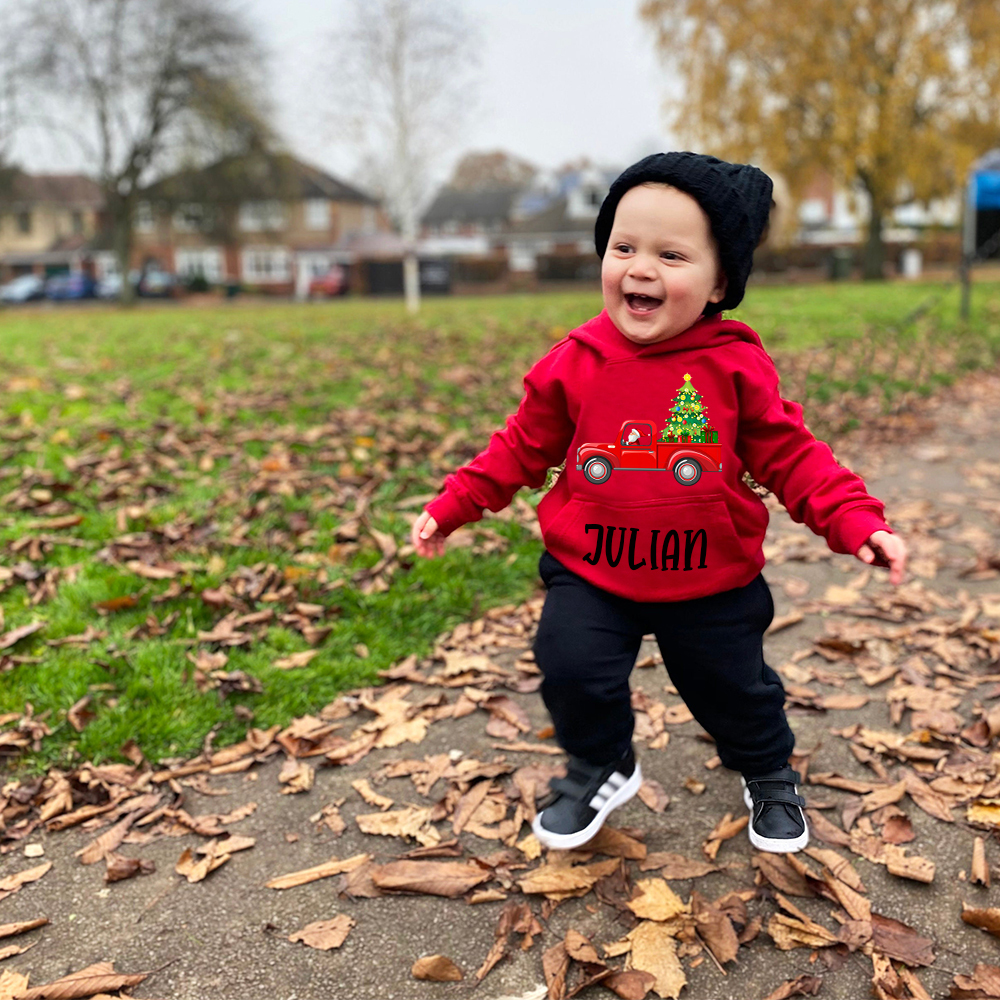 Personalized Kids Lovely Christmas Hoodie | MCGift229