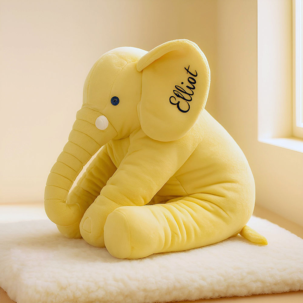 Personalized Cute Soft Stuffed Elephant Toy | CWToy165