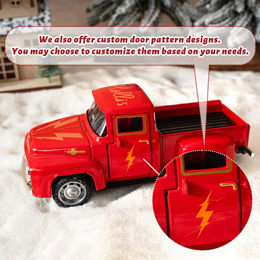 Personalized Toy Pickup Truck Custom Name & Pattern | CWToy167