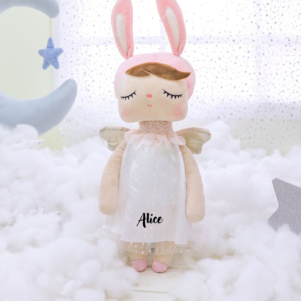 Personalized Kid's Bunny Angel with Bag | DEGMine19