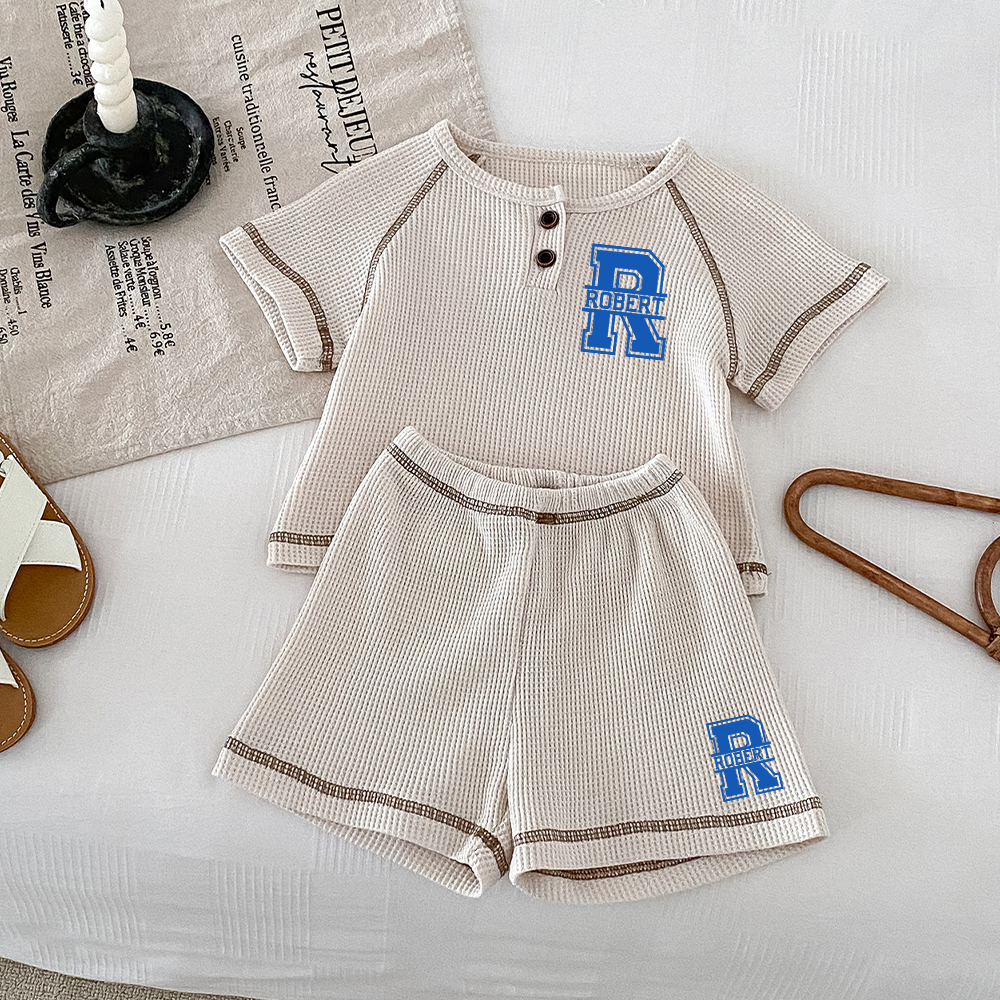 Personalized Baby Cotton Cozy Soft Outfit Set | CWBaby383