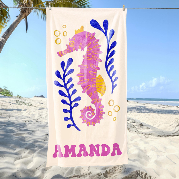Personalized Lovely Kid Towel for Summer & Beach | CWTowel185