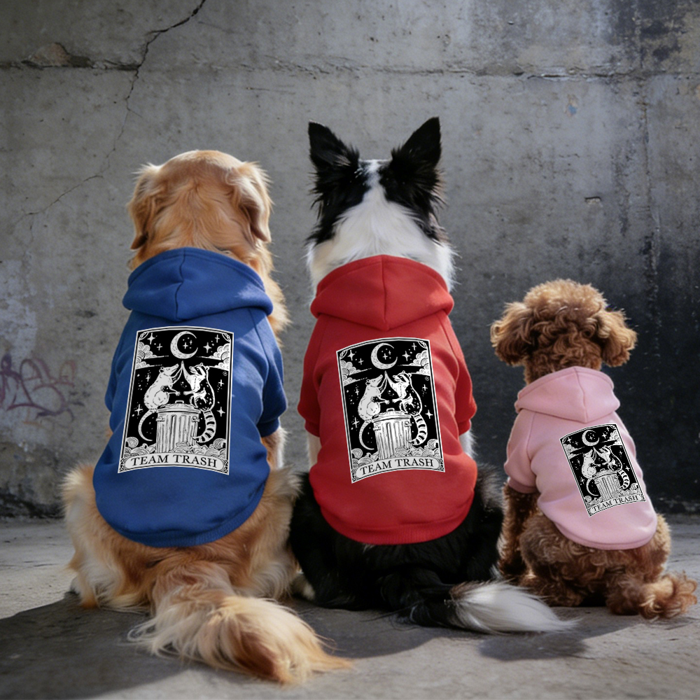TEAM TRASH Puppy Hoodie | BKPet322