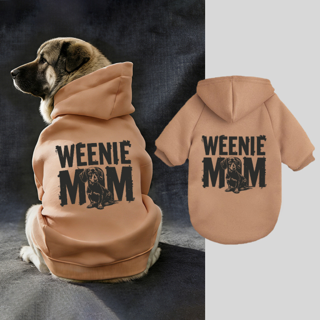 WEENIE MOM Puppy Hoodie | BKPet336