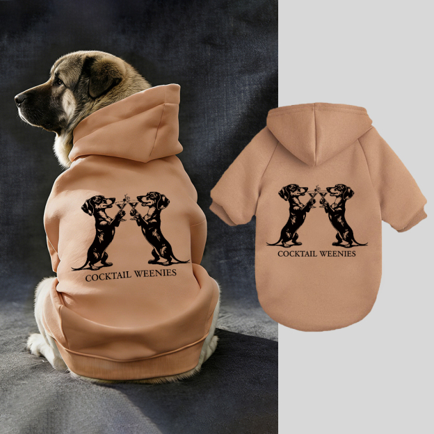 COCKTAIL WEENIES Puppy Hoodie | BKPet337