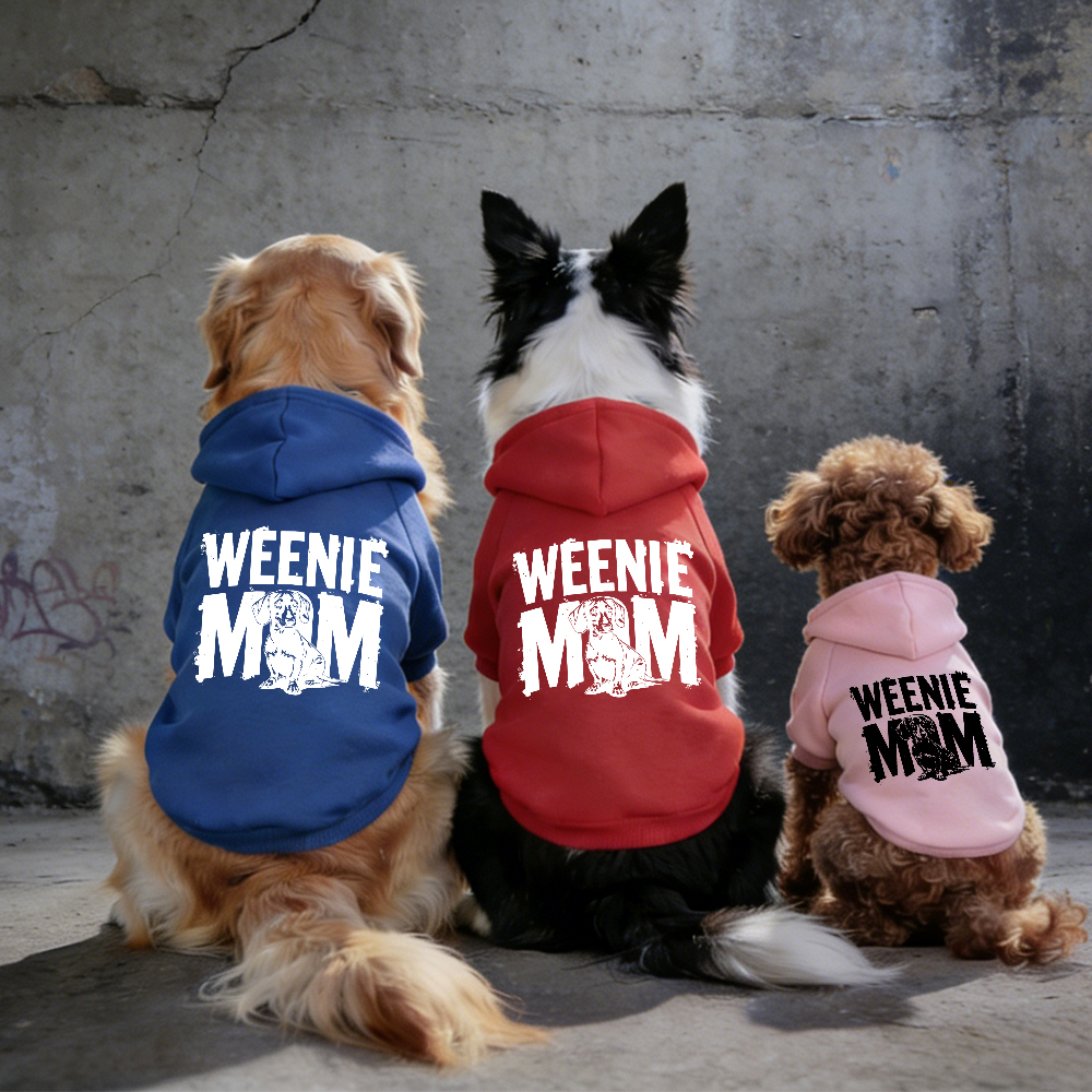 WEENIE MOM Puppy Hoodie | BKPet336