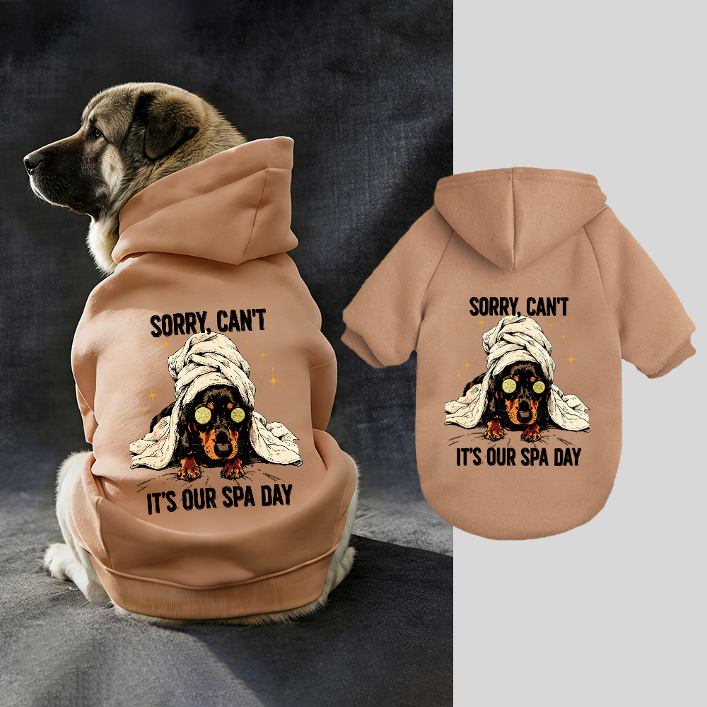 IT'S OUR SPA DAY Puppy Hoodie | BKPet339