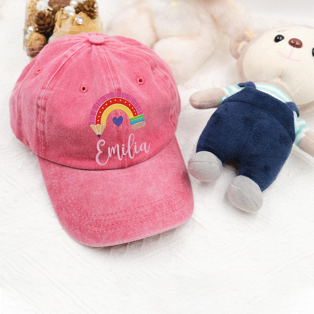 Personalized Embroidery Cute Icon Summer Baseball Hat For Kid | Hskid82