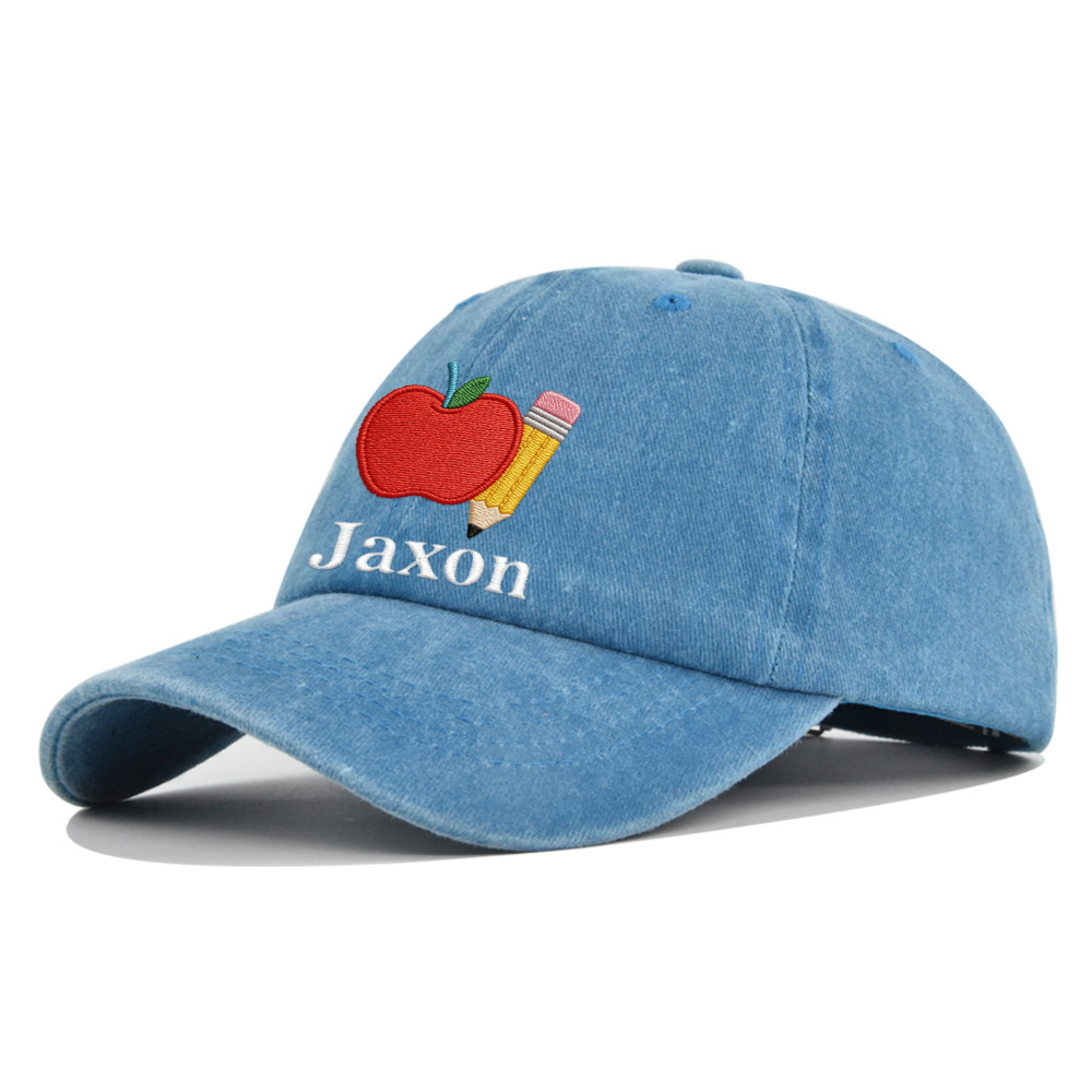 Personalized Embroidery Cute Icon Summer Baseball Hat For Kid | Hskid82