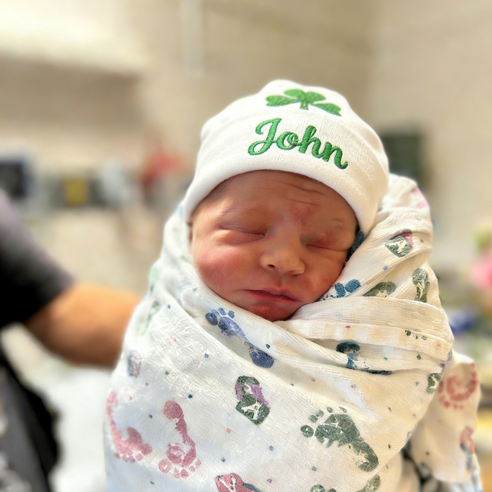 Personalized Embroidery St. Patrck's Baby Beanie for Comfort & Unique | HSKid83