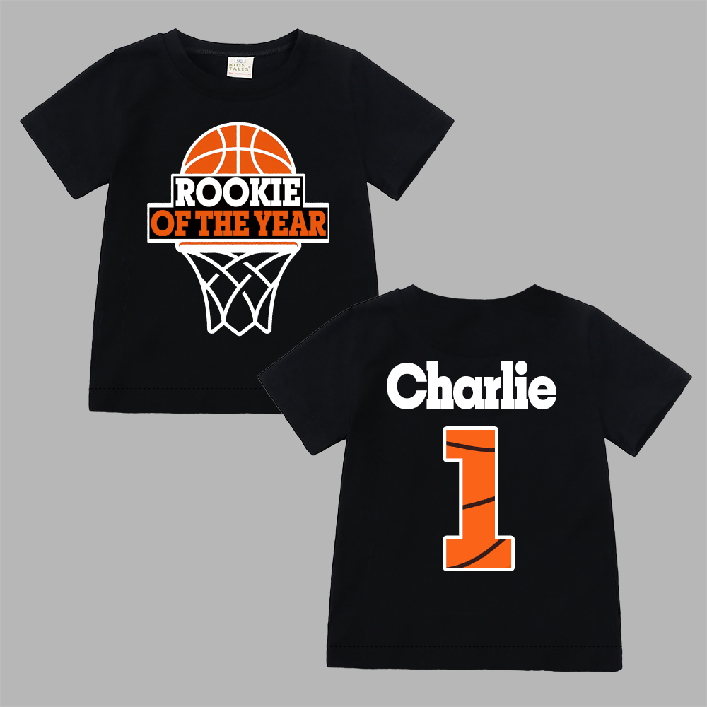 Personalized Basketball Rookie Of The Year Birthday T-Shirt | inBirth03