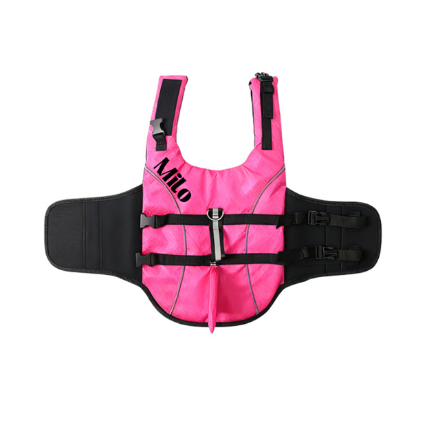 Personalized Pet Swimming Buoyancy Reflective Safety Shark Vest | BKPet407