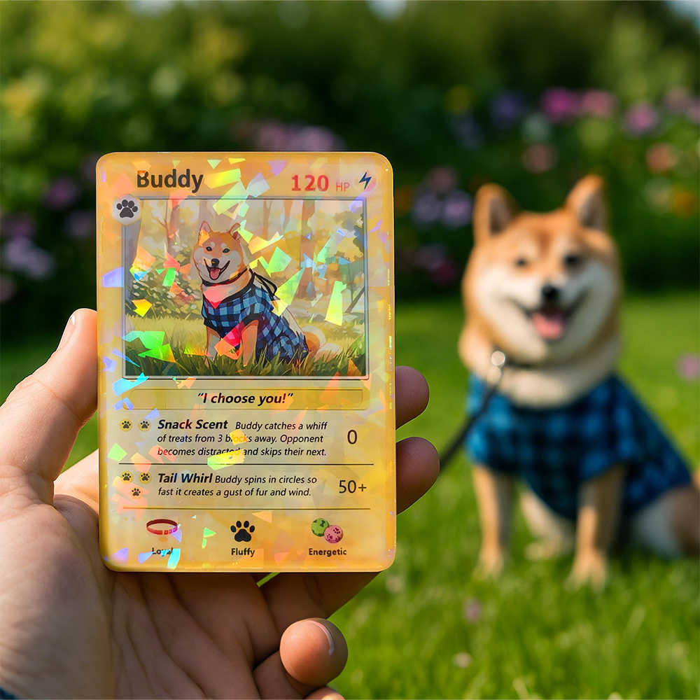 Personalized Funny Pet Keepsake Portrait Card | CWGift28