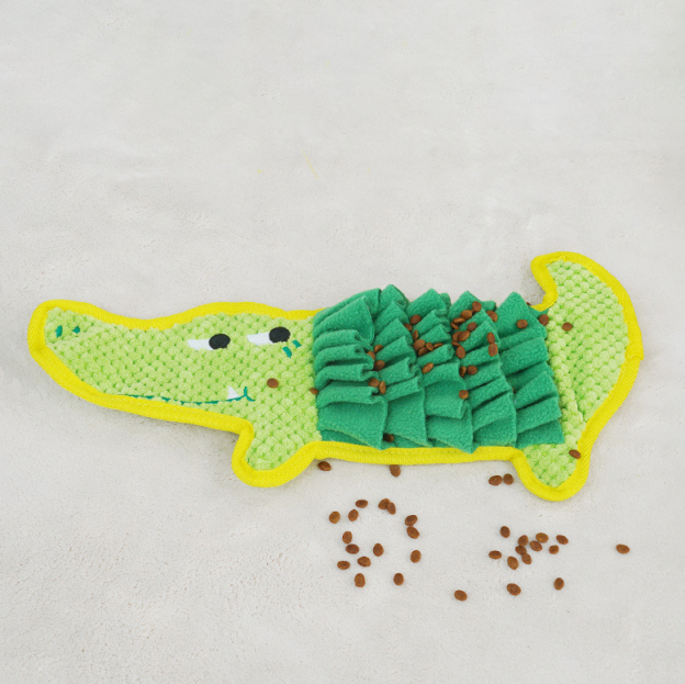 Creative Plush Sound Crocodile Snuffle Pet Toy | BKPet432