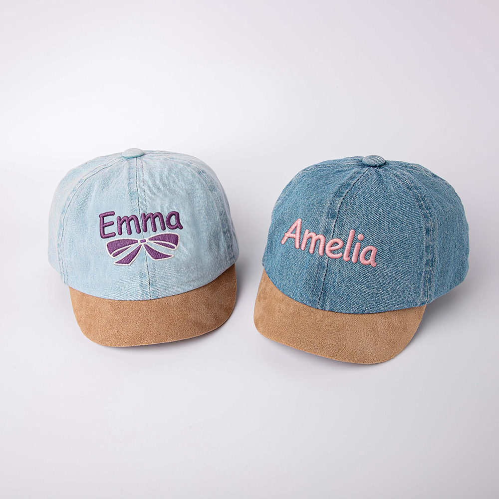 Personalized Embroidery Kid Denim Baseball Hat | CWBeach217