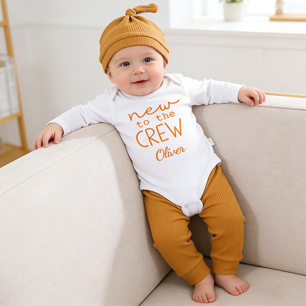 Personalized Little Brother Coming Home Outfits Set | CWBaby452