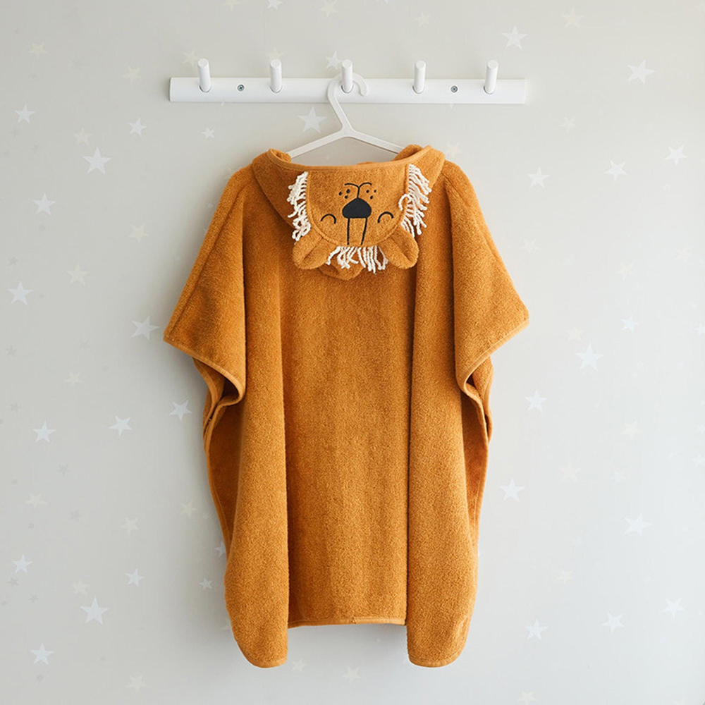 Personalized Embroidery Animal Hooded Baby Towel | CWBaby457