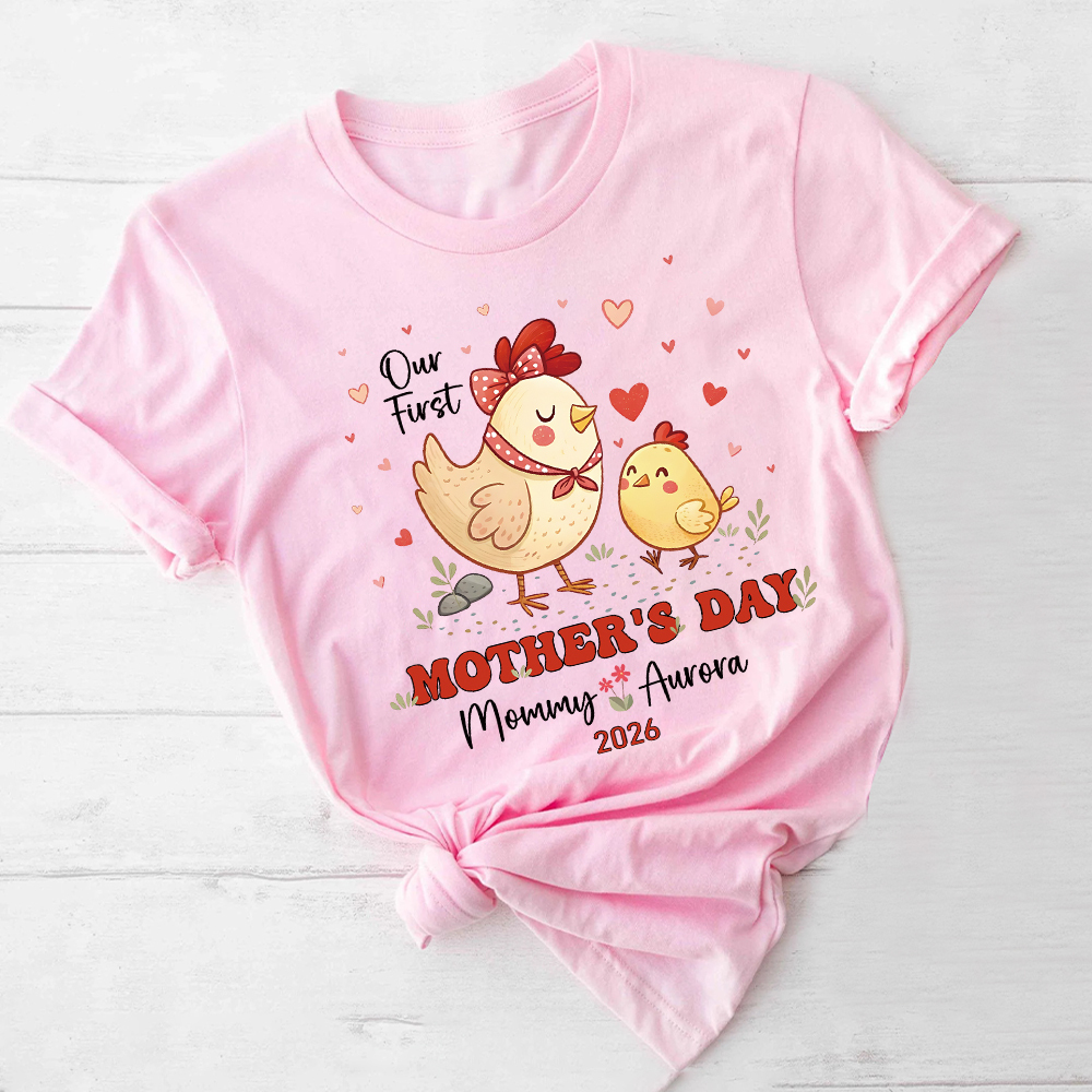 Personalized First Mother's Day Mommy and Baby Outfit | CWFamily128
