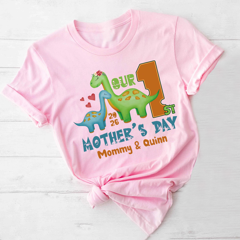 Personalized First Mother's Day Mommy and Baby Outfit | CWFamily130