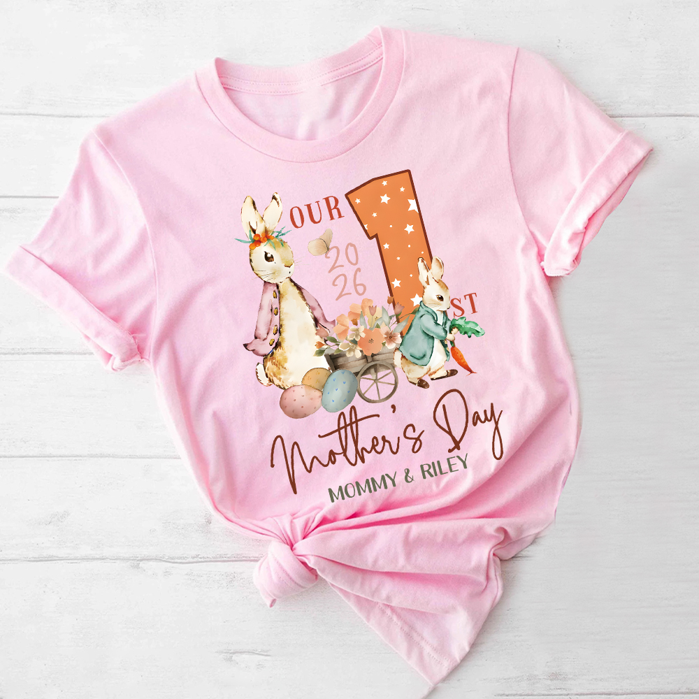 Personalized First Mother's Day Mommy and Baby Outfit | CWFamily133