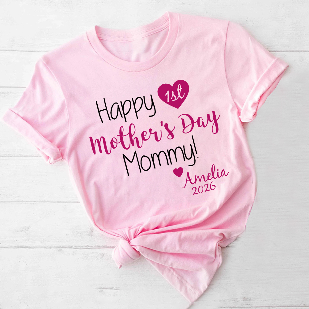 Personalized First Mother's Day Mommy and Baby Outfit | CWFamily139
