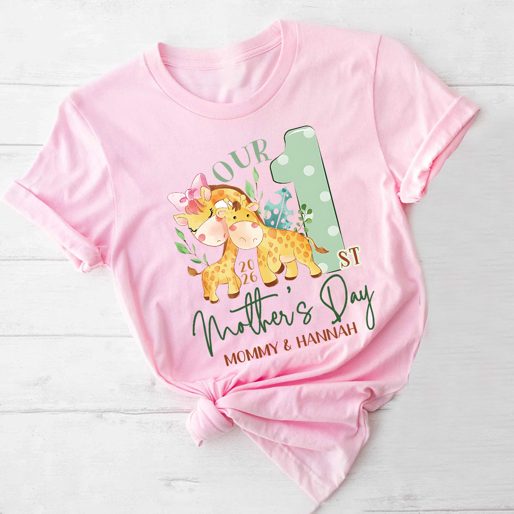 Personalized First Mother's Day Mommy and Baby Outfit | CWFamily135