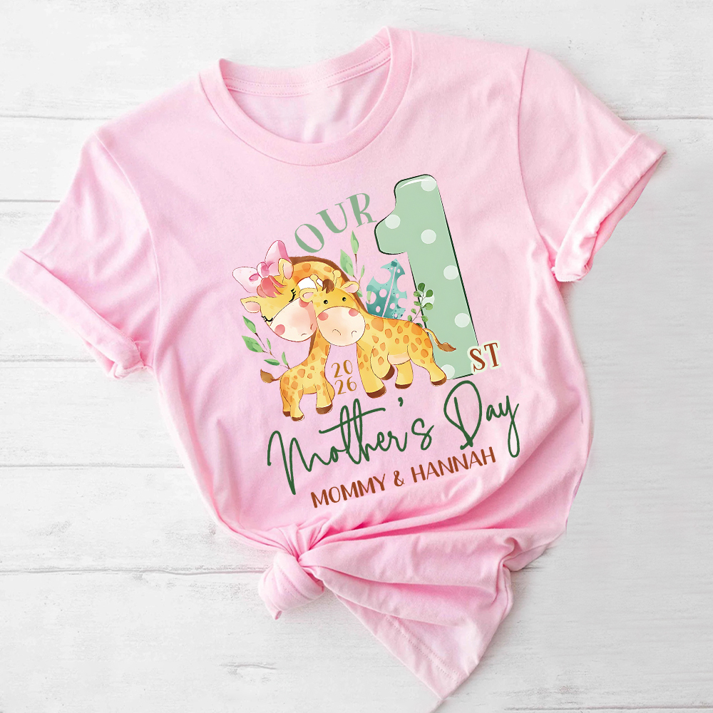 Personalized First Mother's Day Mommy and Baby Outfit | CWFamily135