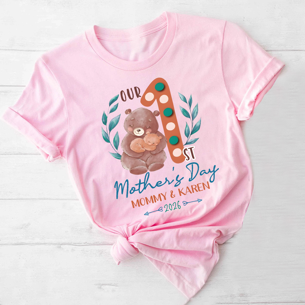 Personalized First Mother's Day Mommy and Baby Outfit | CWFamily136