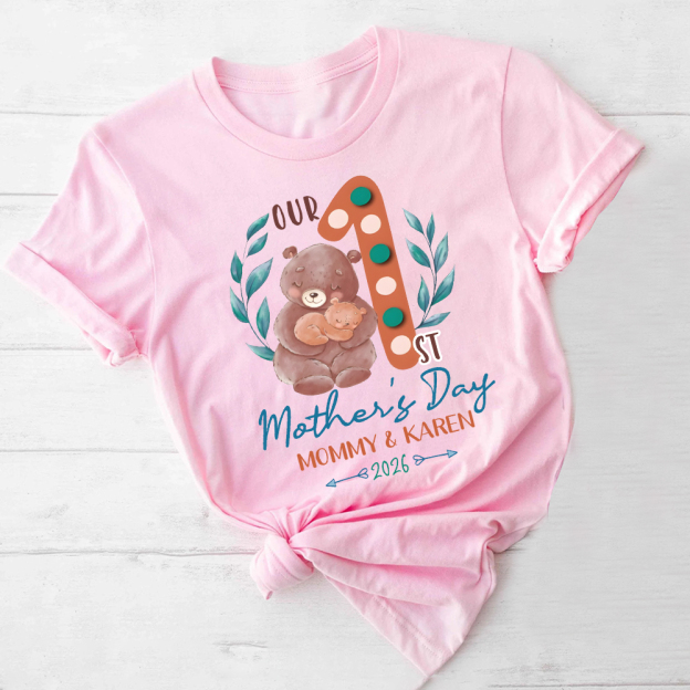 Personalized First Mother's Day Mommy and Baby Outfit | CWFamily136