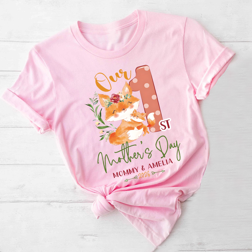 Personalized First Mother's Day Mommy and Baby Outfit | CWFamily137