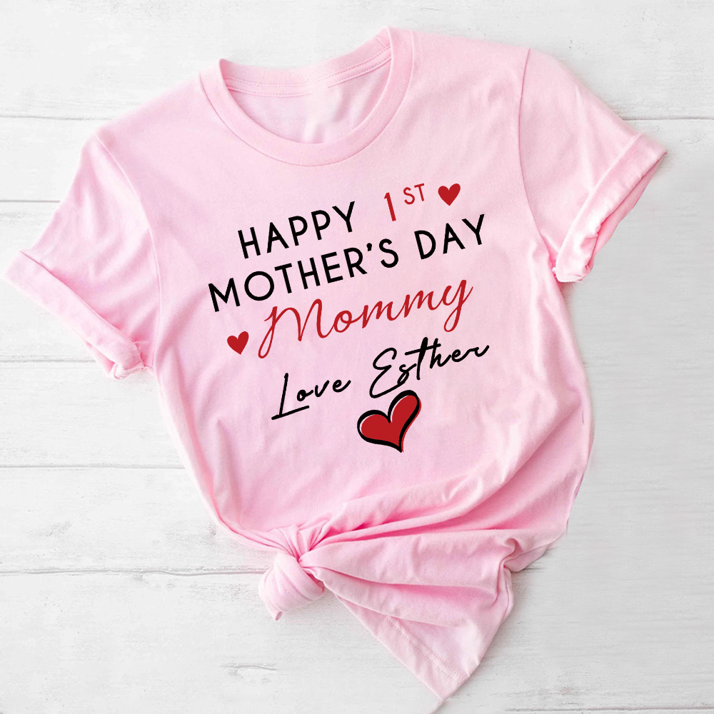 Personalized First Mother's Day Mommy and Baby Outfit | CWFamily140