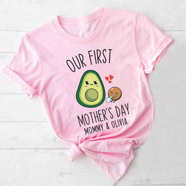 Personalized First Mother's Day Mommy and Baby Outfit | CWFamily143