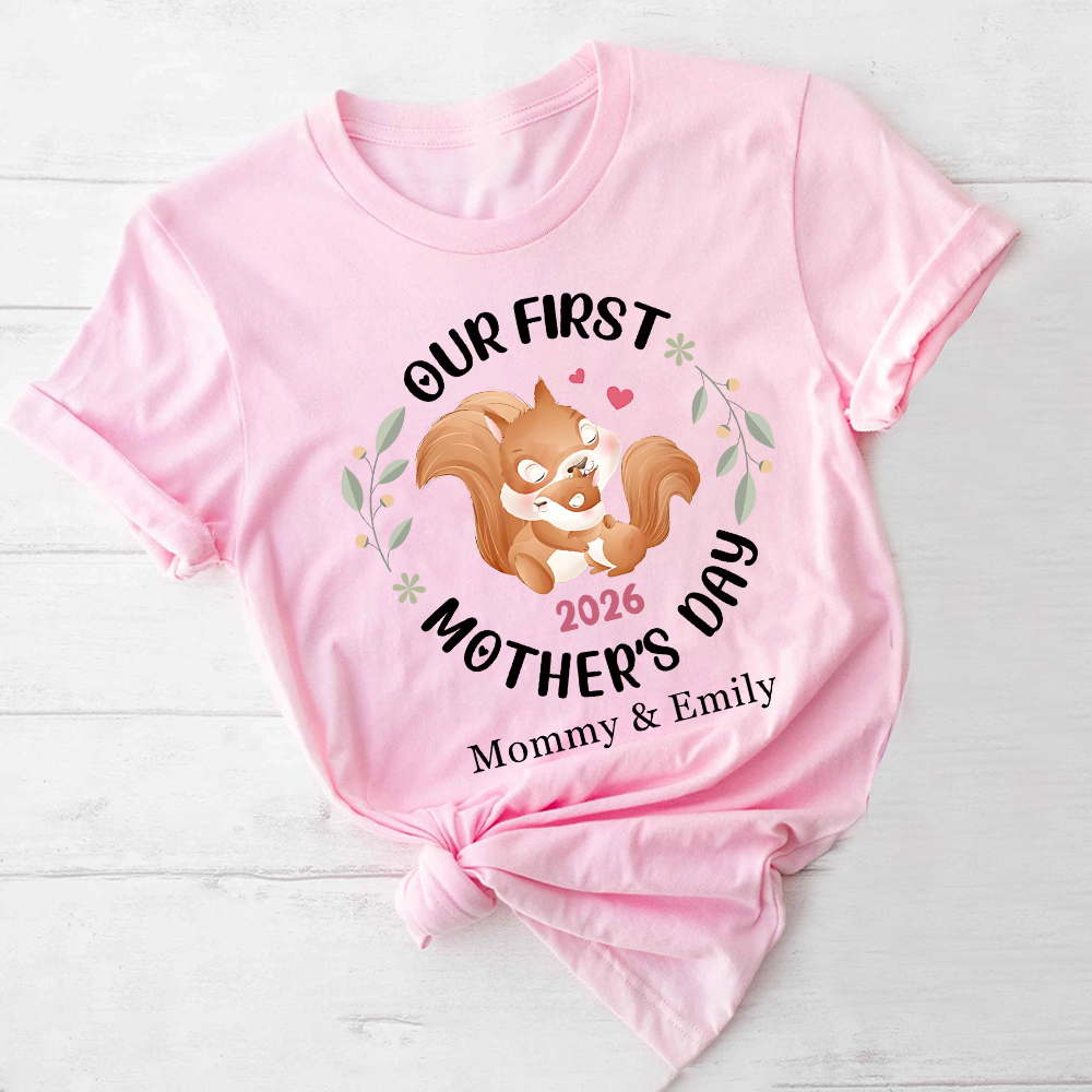Personalized First Mother's Day Mommy and Baby Outfit | CWFamily144
