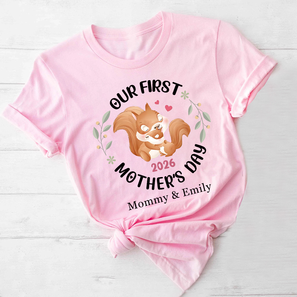 Personalized First Mother's Day Mommy and Baby Outfit | CWFamily144