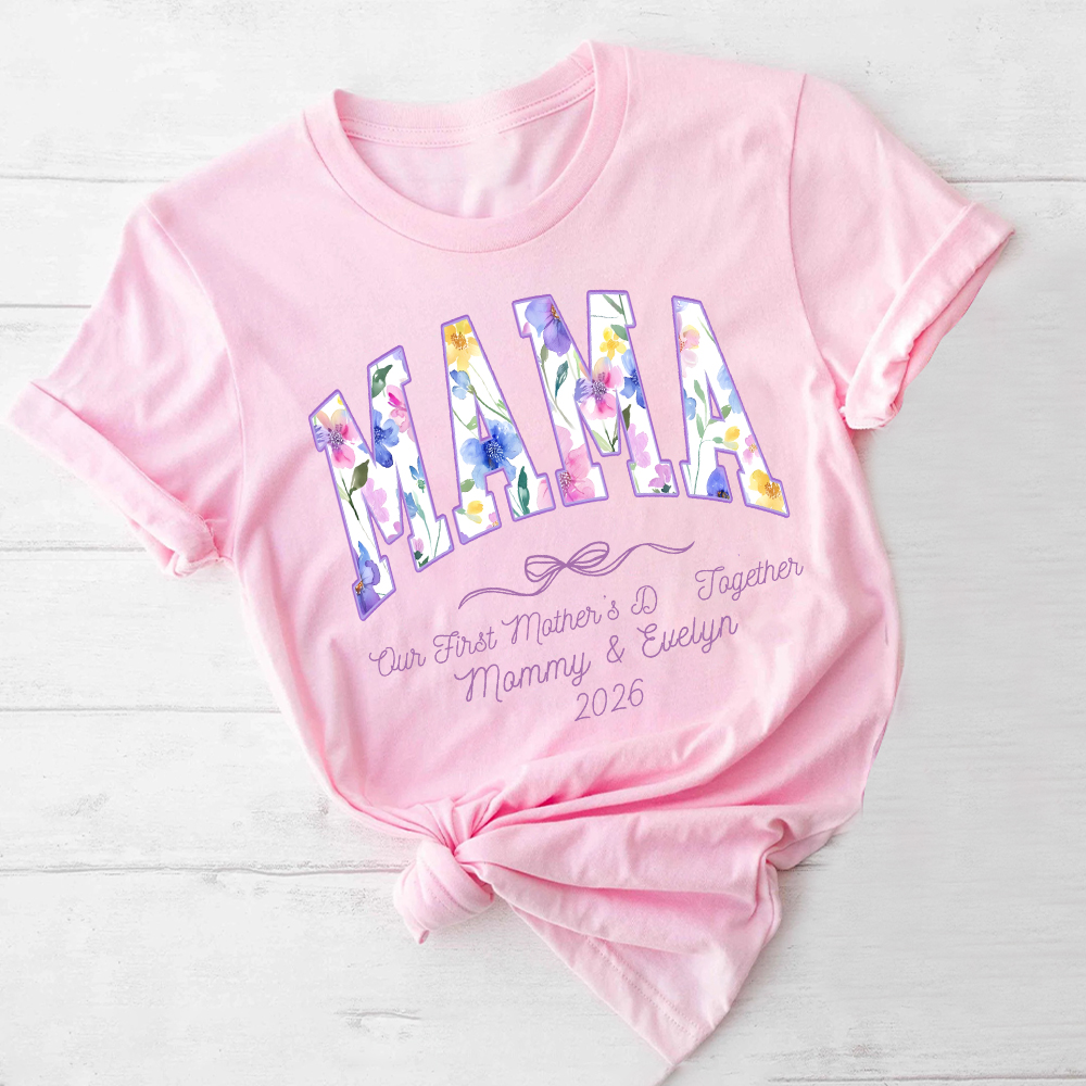 Personalized First Mother's Day Mommy and Baby Outfit | CWFamily145