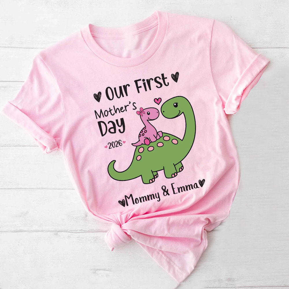 Personalized First Mother's Day Mommy and Baby Outfit | CWFamily146