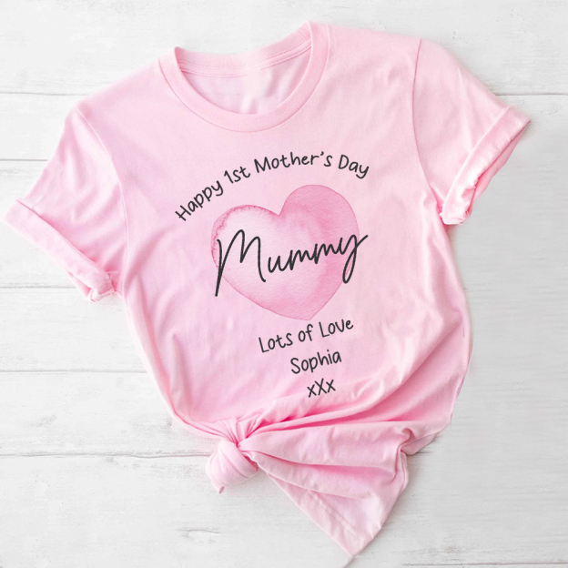 Personalized First Mother's Day Mommy and Baby Outfit | CWFamily138