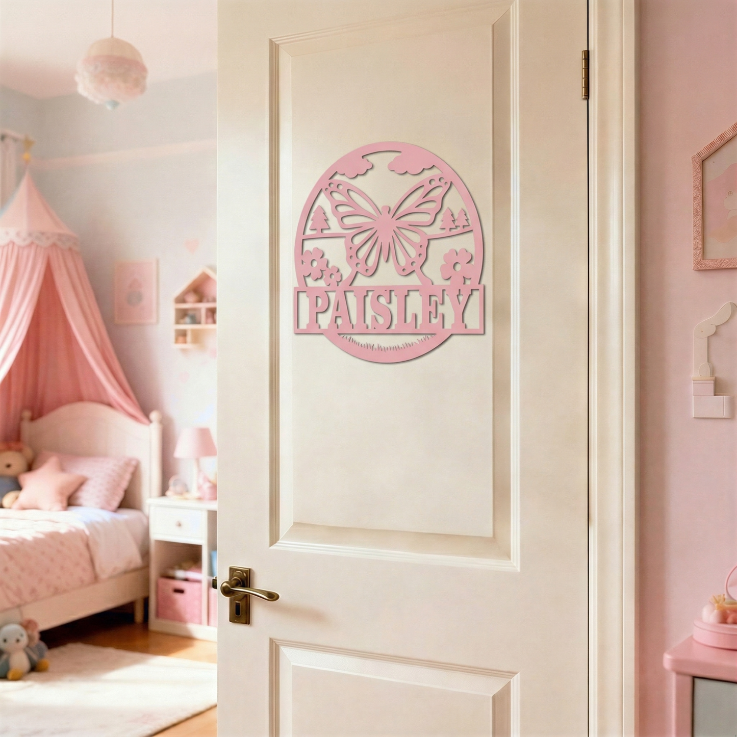 Personalized Lovely Kid's Bedroom Door Name Sign | CWBaby466