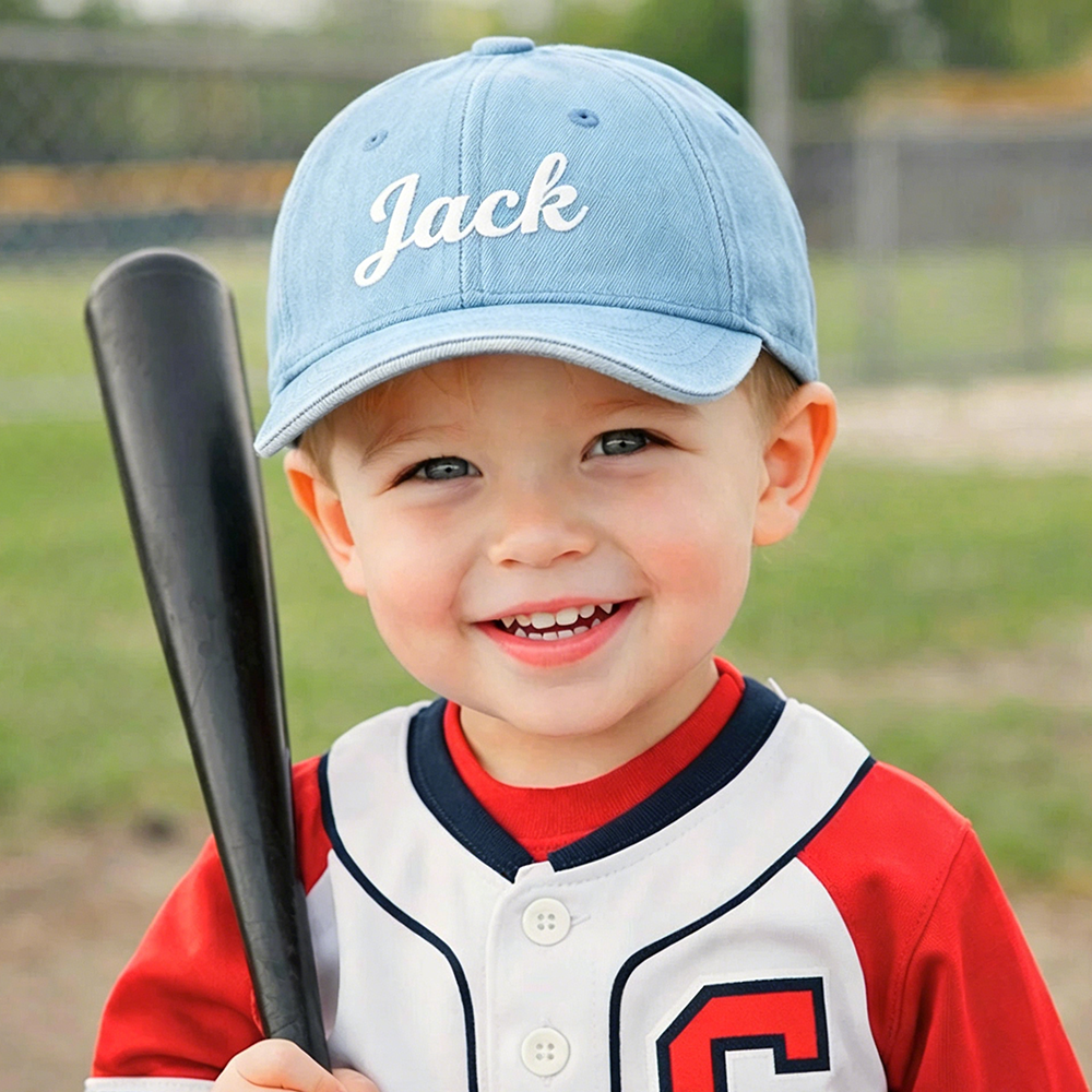 Personalized Baby Baseball Cap Custom Name Toddler Hat | CWBeach243