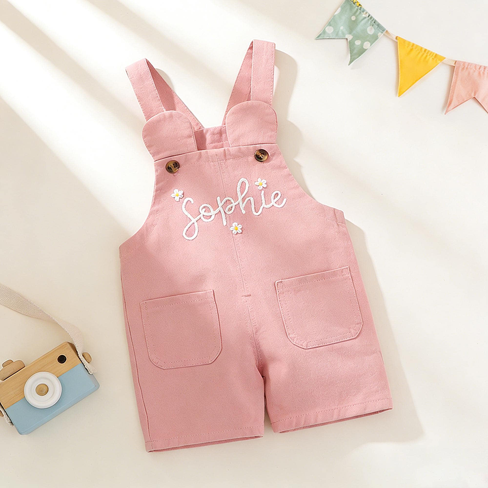 Personalized Hand Embroidered Baby Overall | CWBaby492