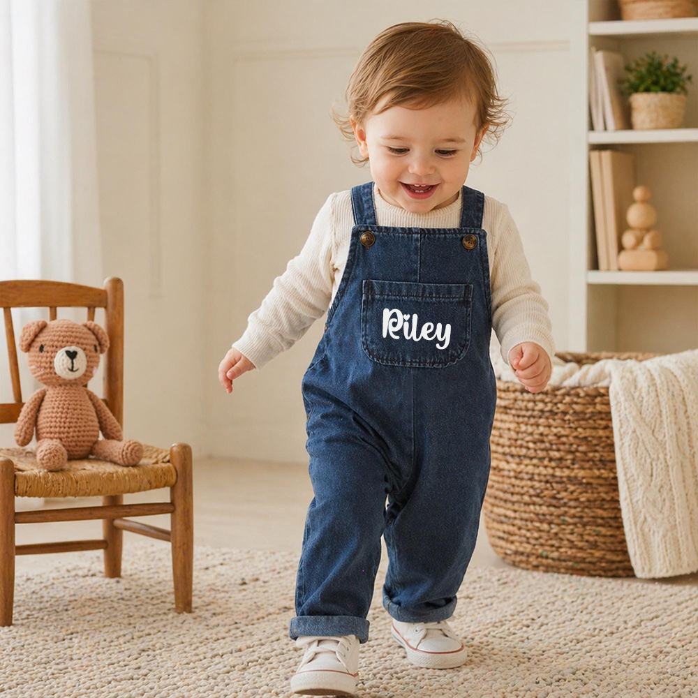 Personalized Baby Classic Adorable Overalls | CWBaby494
