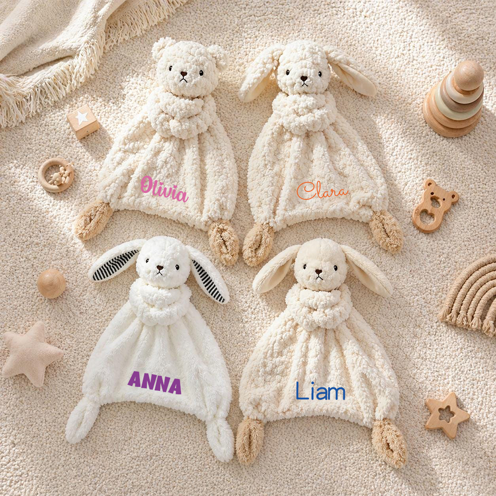 Personalized Lovely Bunny Baby Comfort Toy | CWToy191