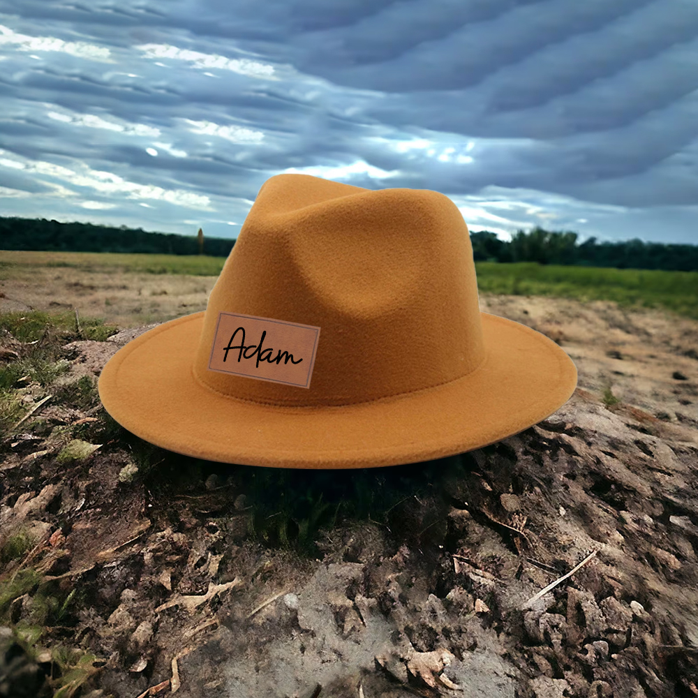 Personalized Leather Patch Cowboy Hat for Comfort & Unique | CWBeach99